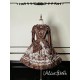 Alice Girl Bear Chocolate Long Sleeve Blouse(1st Pre-Order/3 Colours/Full Payment Without Shipping)